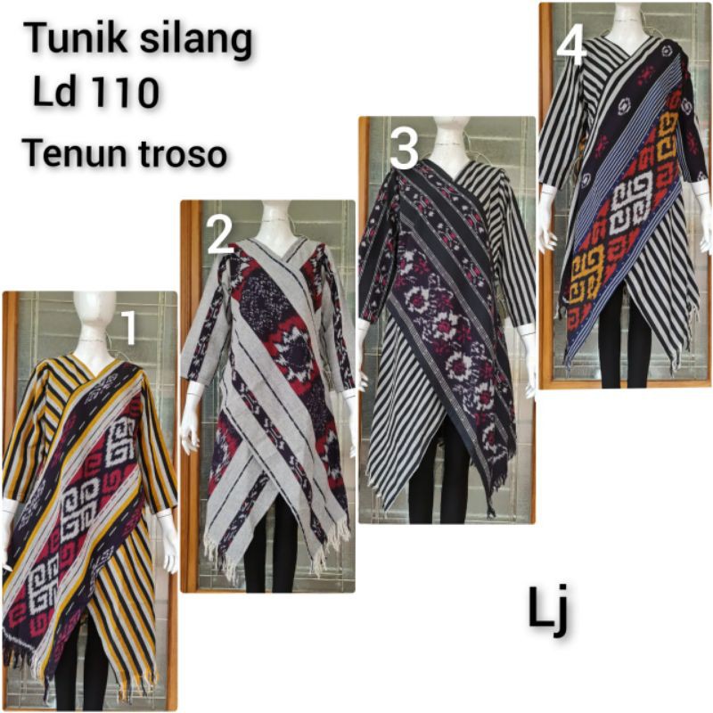 TUNIK LANCIP TENUN TROSO BAJU CANTIK FASHION WANITA TERMURAH DI SOLO TRENDY MODERN