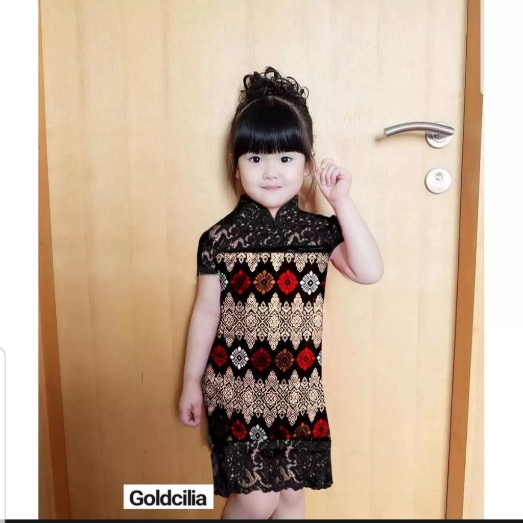 [RXFK] Dress Anak Wanita Mewah / Dress Motif Baru / Dress Pesta / Dress / Baju Dres Anak Batik