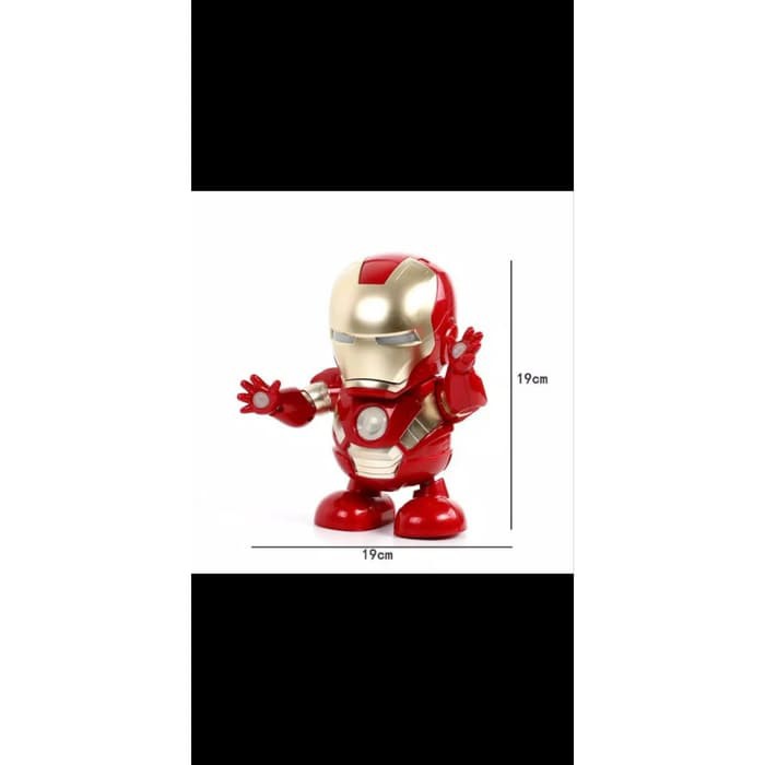 Robot Iron Man Dance Mainan Robot Avengers Hero Ironman ACC