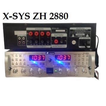 AMPLIFIER X-SYS ZH 2880 AMPLIFIER WALET XSYS ZH-2880 SETTING TIMER