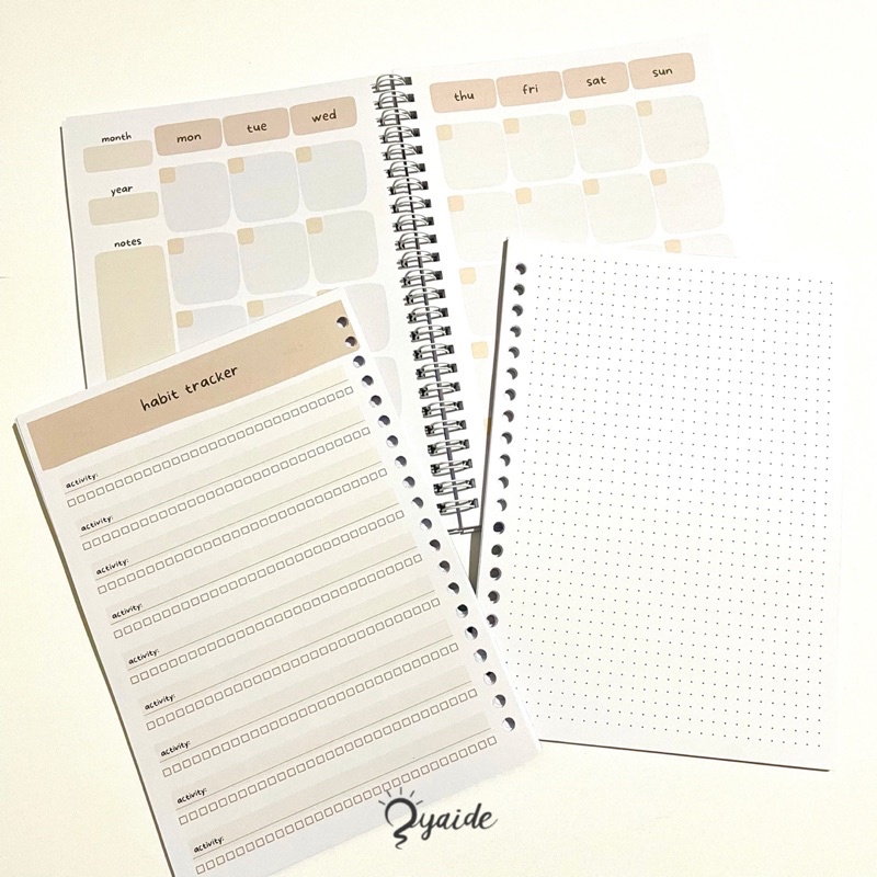 

Monthly Planner Annual Agenda Buku Catatan Notebook Bulanan Tahunan A5