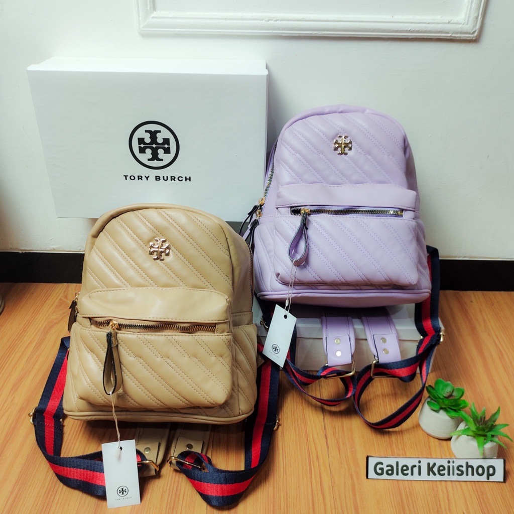 Ransel Tory Burch //  Backpack wanita tas ransel tory burch kira zip around _ Galeri Keiishop