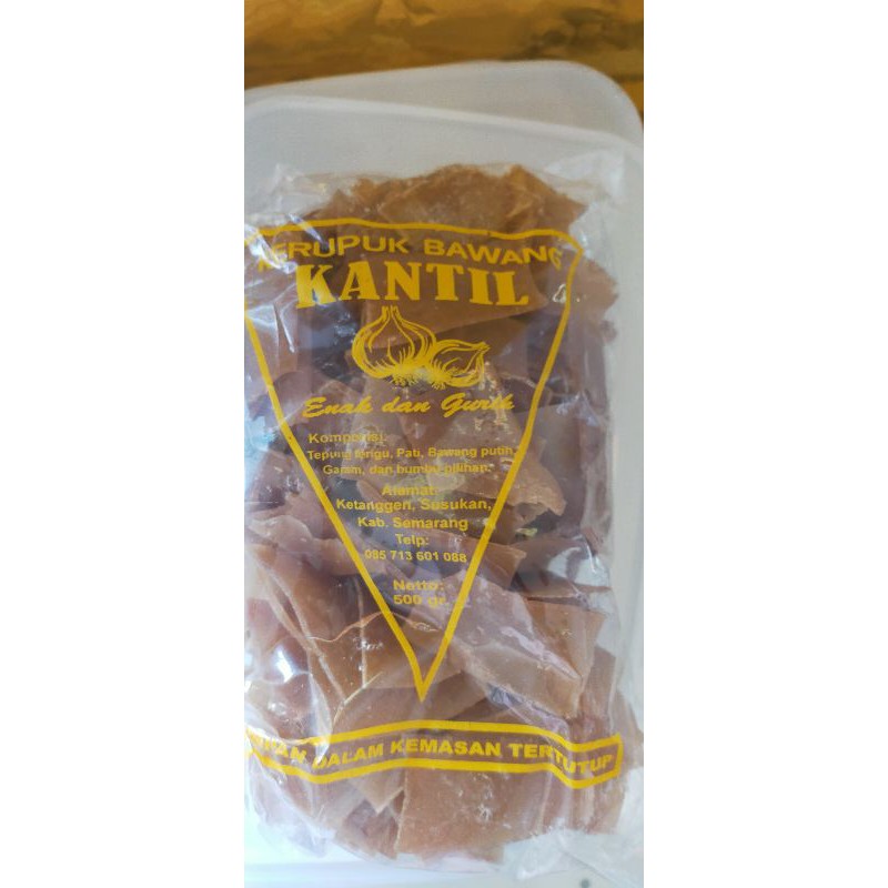 

Kerupuk Kantil Bawang