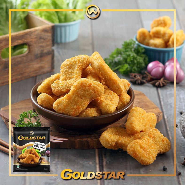 Goldstar Chicken Nugget Original 500 Gram