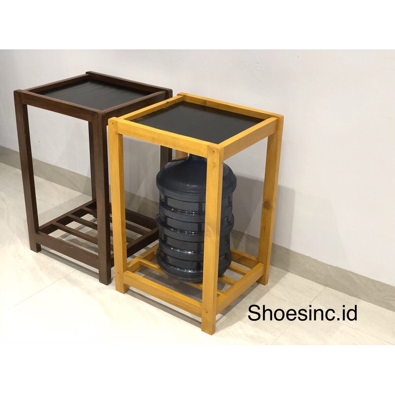 Murah Rak Dispenser Galon Dan Magicom Kayu