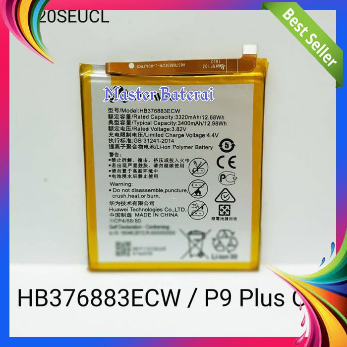 BATERAI HUAWEI P 9+ HB376883ECW BATRAI HUAWEI P9+ HUAWEI P9PLUS ORI