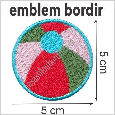 Emblem Bordir Bola Bola1