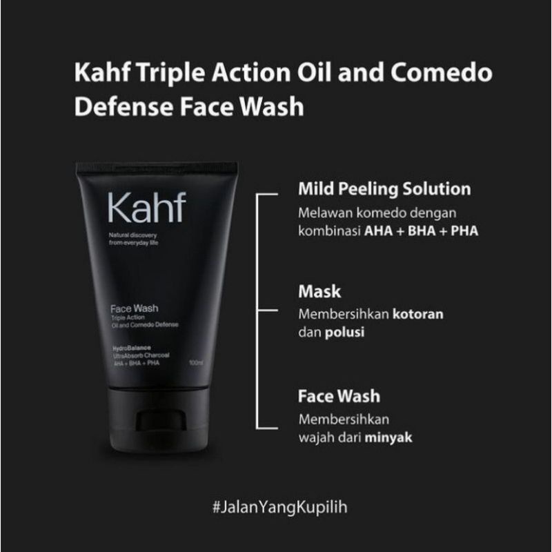 kahf facewash