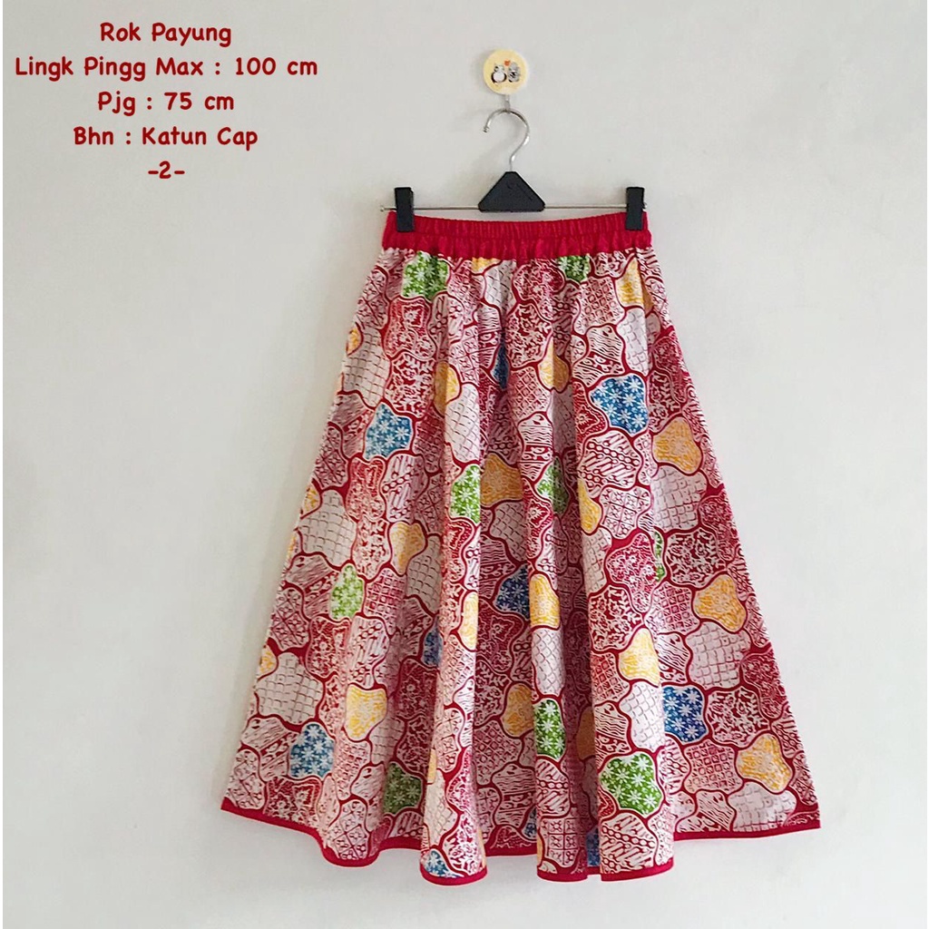 Rok batik cap 7/8 katun halus