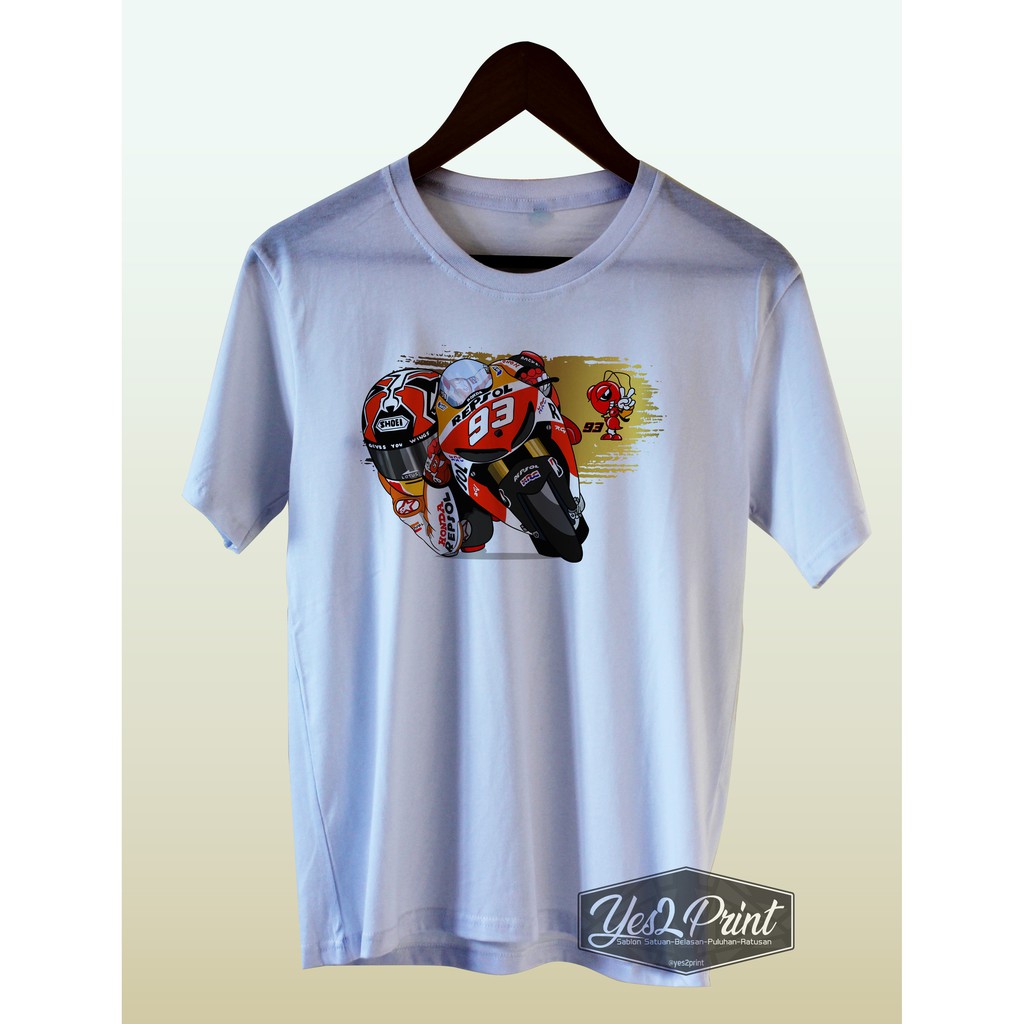 Kaos Marc Marquez 02 Cotton Combed