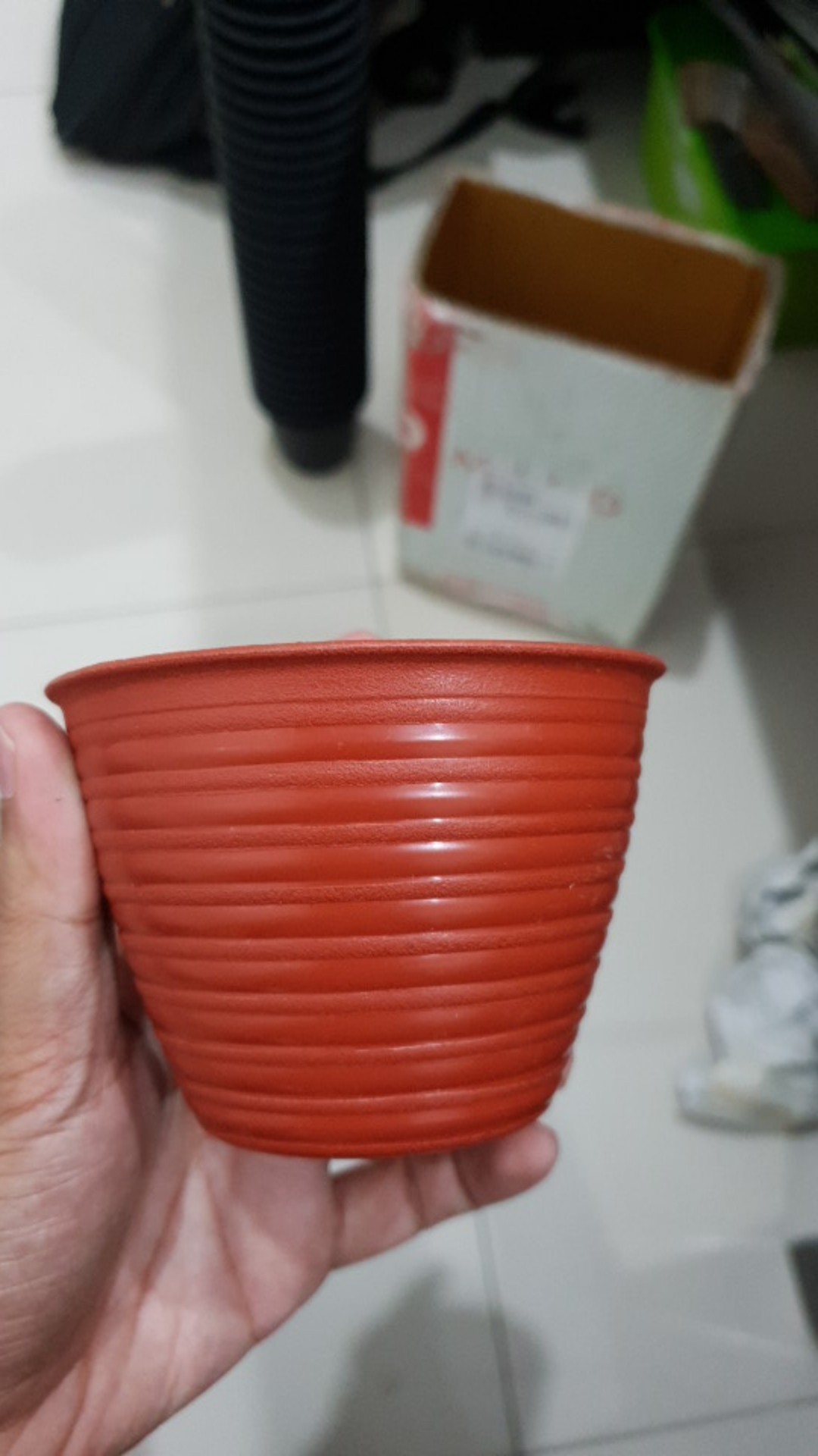  Pot  Tawon  10 cm Merah  Bata  Shopee Indonesia