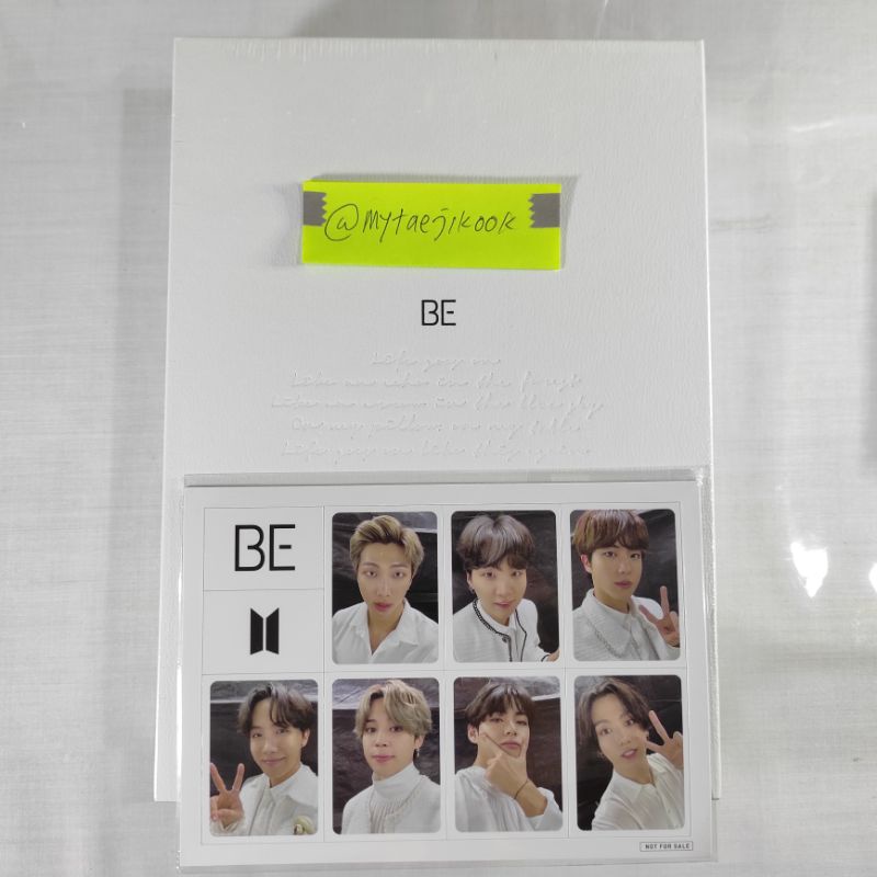 ready be deluxe sealed fullset dengan pob gift japan be essential magnet bts