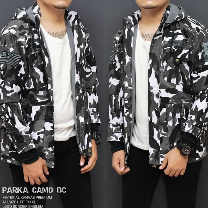 JAKET PARKA ARMY DC USA GROSIRAN MURAH
