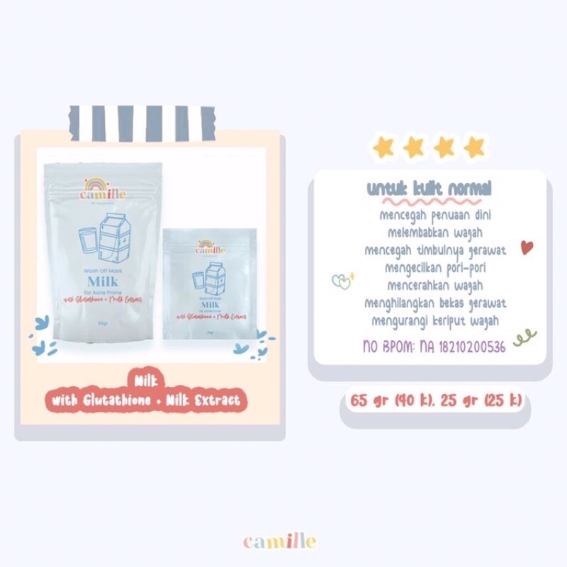 CAMILLE BEAUTY BPOM APPROVED-Milk
