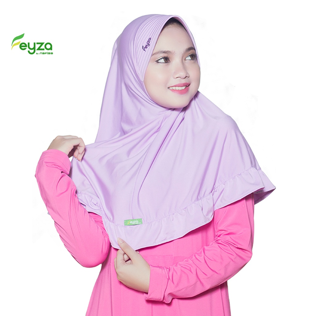 Jilbab Fz Sadina - Jilbab Remaja - Jilbab Bergo Instan Bahan Lycra Eksklusif - Jilbab Anak Berkualitas