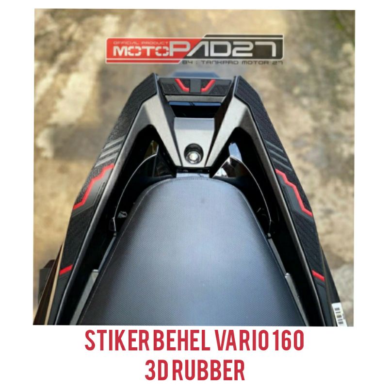 Paket stiker Vario 160 Bahan karet Rubber 4 item