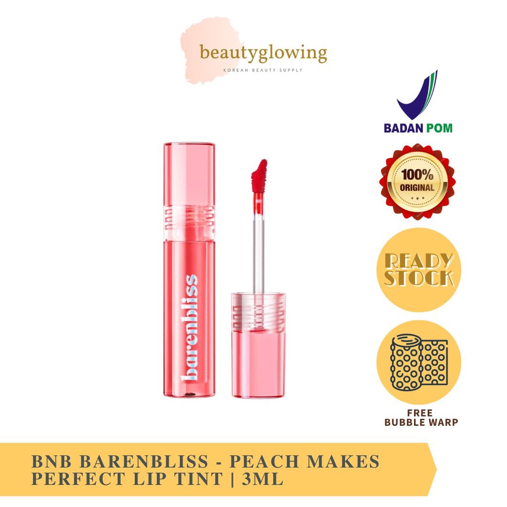 BNB barenbliss Peach Makes Perfect Lip Tint Korea Lip Gloss「24H Moisturizing」