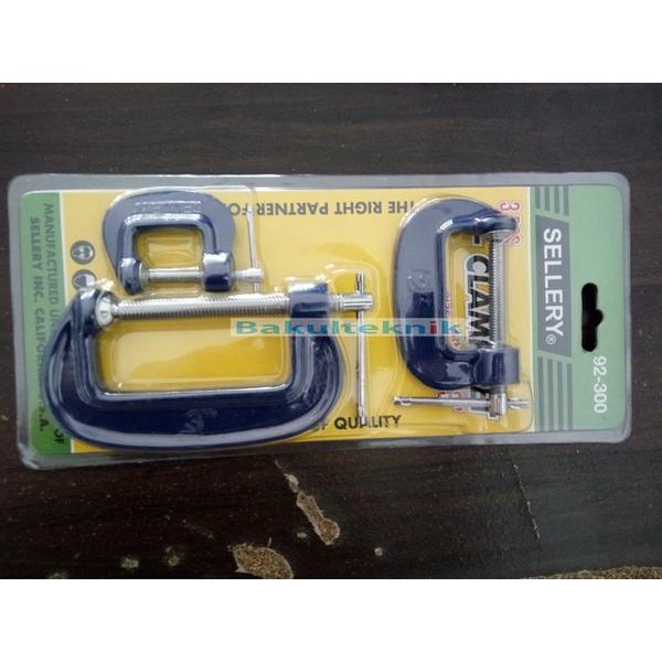 Klem c set clamp c set catok c clamp