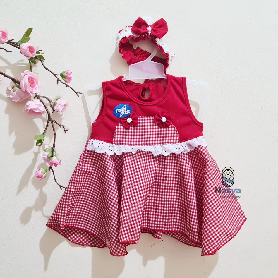 [P-012] TERBARU DRESS BAYI !! Baju Bayi Perempuan 0-6 bulan