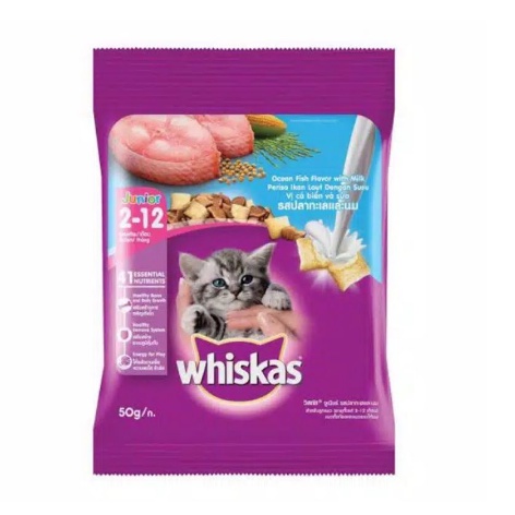 WHISKAS 50gr DRY FOOD MAKANAN KUCING