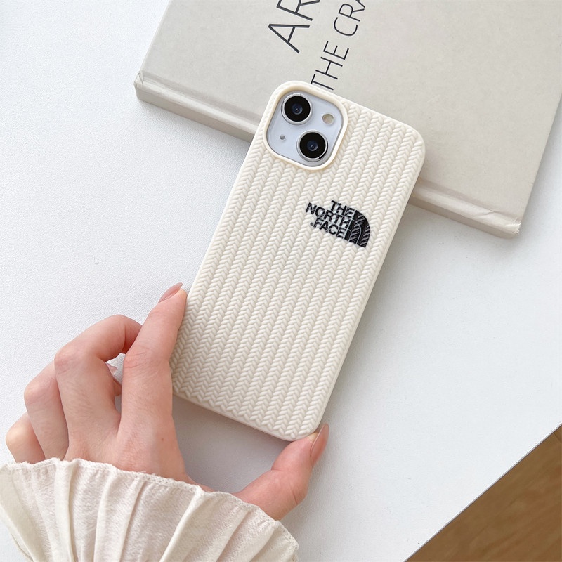 Soft Case Desain Sweater Rajut Untuk iPhone 14 13 12 11 Pro X XS Max XR 7 8 Plus