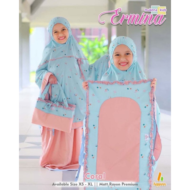 Mukena Kids Ermina By Heppinn