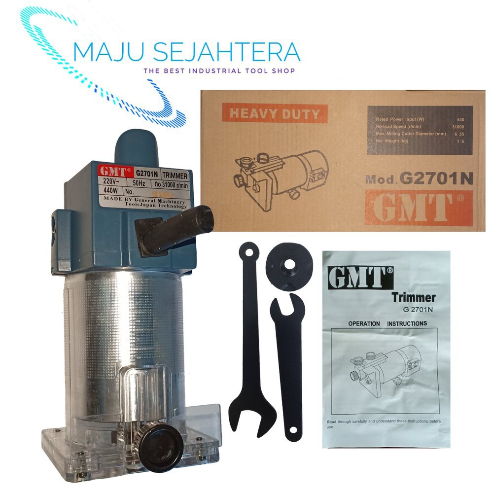 Jual HEAVY DUTY GMT mesin profil G2701N mesin trimer mesin router Limited