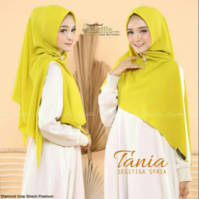 [ ORIGINAL NAZILLA ] Jilbab Segiempat Instan Tania Ori Nazilla