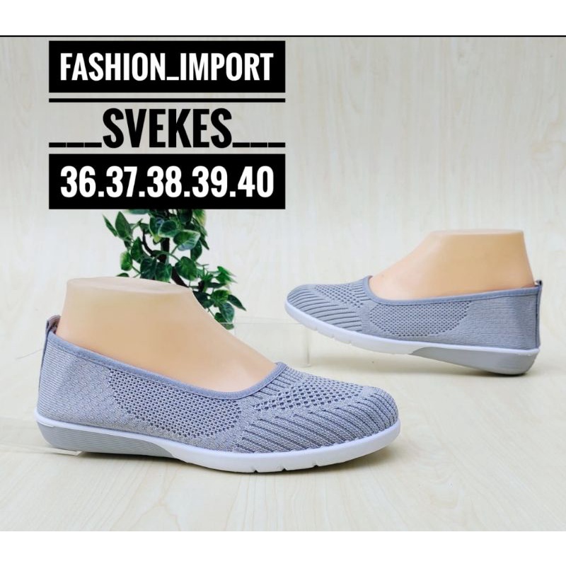[LJogja] Sepatu Slip On Wanita Import Svekes