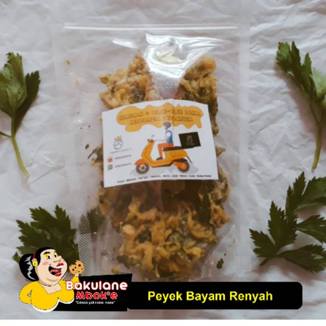 

KERIPIK BAYAM / PEYEK BAYAM / KRIPIK BAYEM / BAYAM CRISPY / KERIPIK