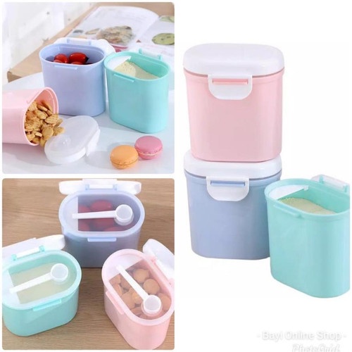 IKILOSHOP Kotak Susu Tempat Penyimpanan Toples Susu Bubuk Bayi Snack Serbaguna Kedap Besar