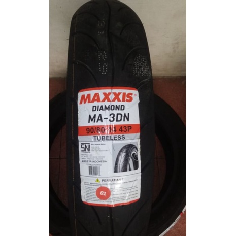 BAN TUBLESS MAXXIS DIAMOND 90/80 14 FREE PENTIL