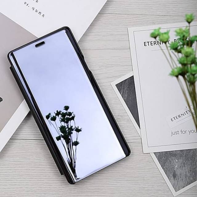 CASE VIVO V15 / V15 PRO / VIVO V17 / V17 PRO CLEARVIEW MIRROR MAGNETIC AUTOLOCK ORIGINAL STANDING