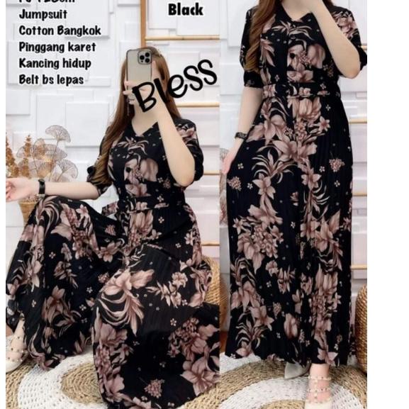 Paling Disukai.. JUMPSUIT CERUTY PLISKET WANITA