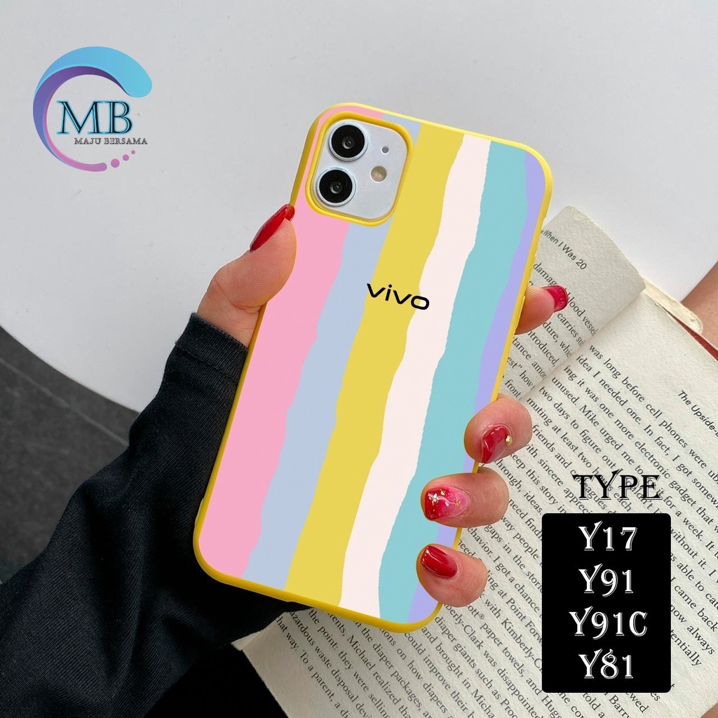SS046 CASE RAINBOW VIVO Y71 Y81 Y20 Y12S Y12 Y15 Y17 Y30 Y50 Y53 Y83 Y21S Y33S Y21 2021 MB1095