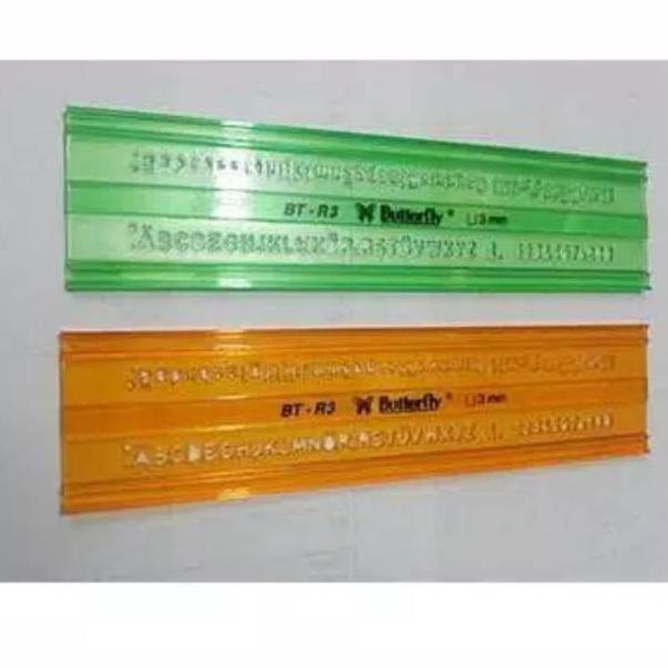 

[PRODUK N8II0] Penggaris Sablon/Mal 3mm Butterfly FDI