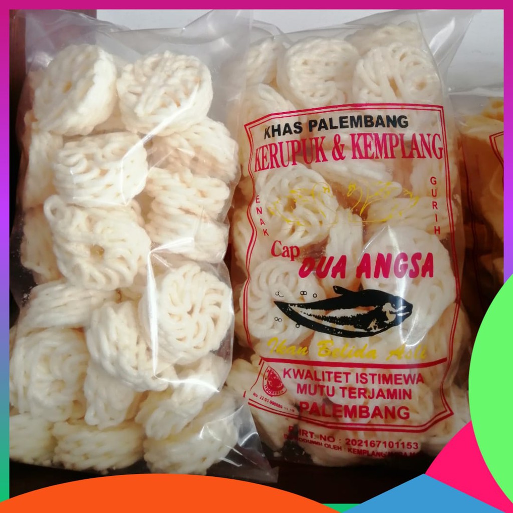 

Kerupuk Keriting Mawar Dua Angsa 250 Gram Asli Palembang