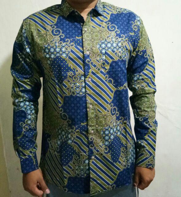 Eudor Kemeja Batik Pria Full Furing Katun Primisima Batik Solo Batik Pria Eksklusif Batik Modern