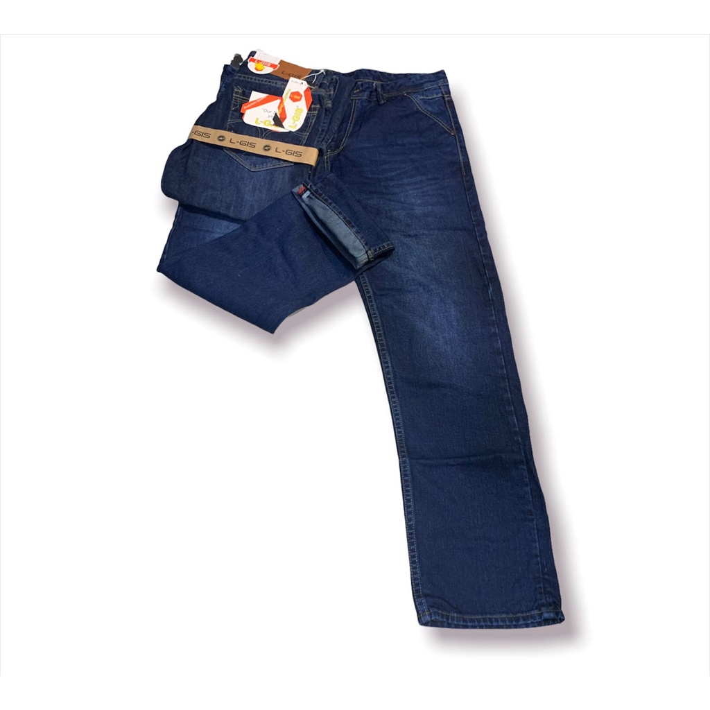 Celana panjang jeans L-GIS import original // model terbaru