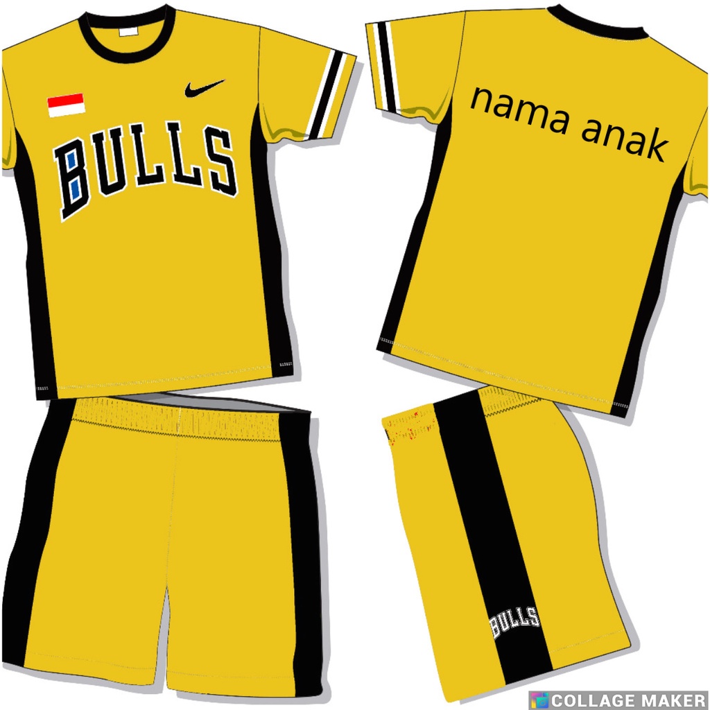 Setelan baju basket yukensi/setelan lembing/setelan yukensi anak anak