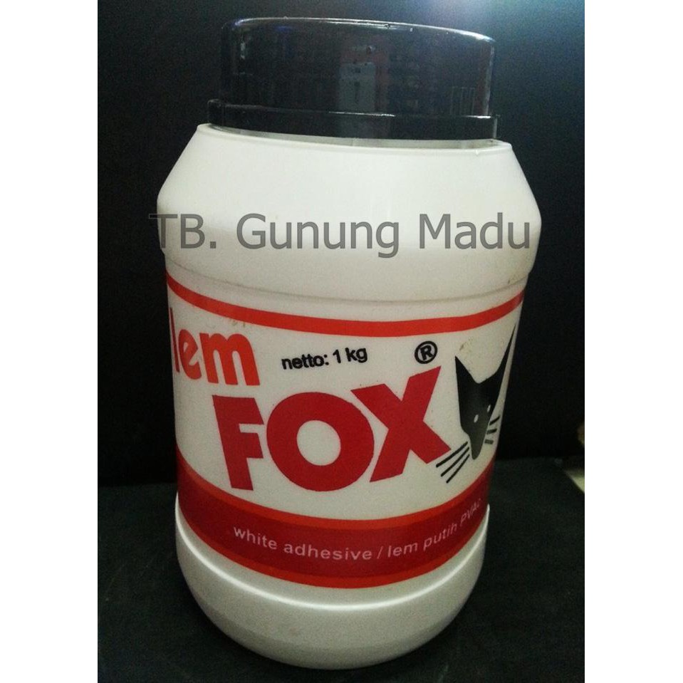 

SALE 40% LEM FOX PUTIH / LEM PUTIH / LEM KAYU 1KG Terlaris