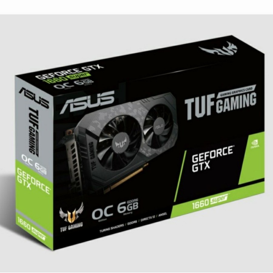 VGA ASUS TUF GAMING GEFORCE GTX1660 SUPER OC 6 GB DDR6 GARANSI RESMI