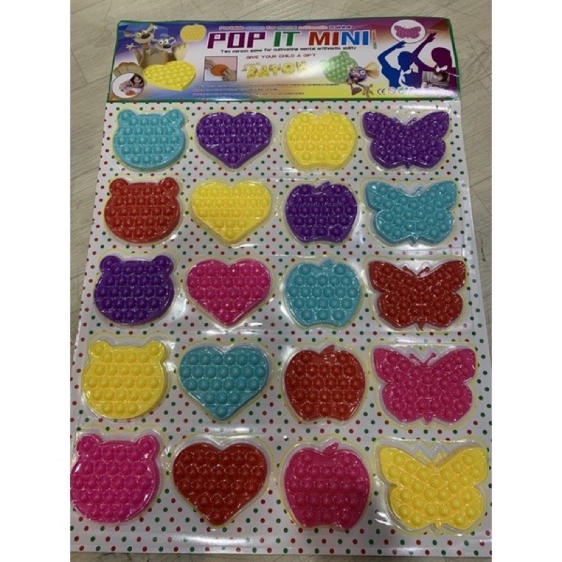 POP IT mini harga/pack isi 20 pcs-Popit mini / 20 pcs