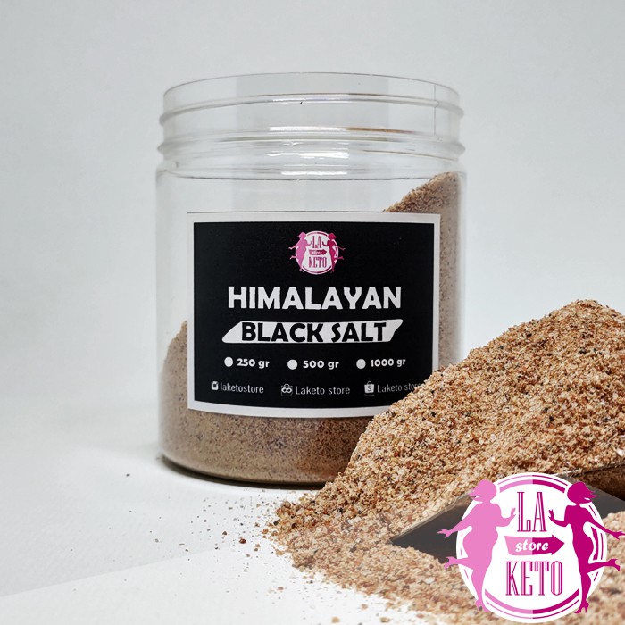 

HIMALAYAN BLACK SALT HALUS (JAR) 500gr | Original Pakistan