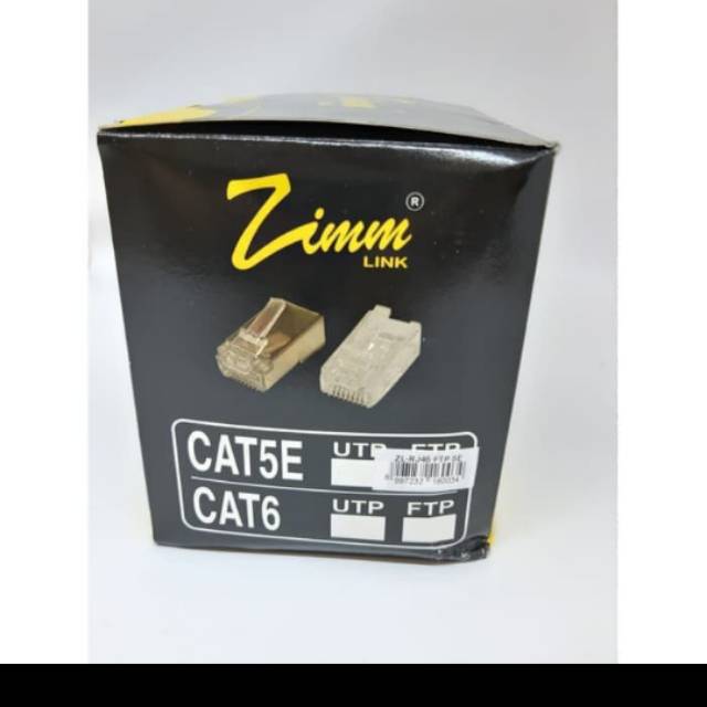 ZIMM LINK KONEKTOR FTP CAT RJ45 CAT 6 OUTDOOR