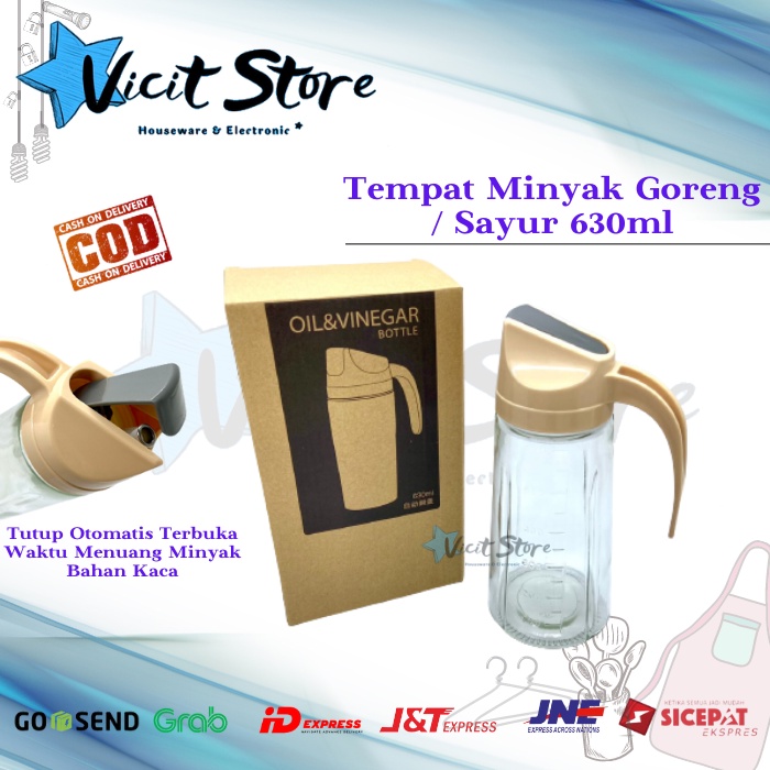 Botol Minyak Goreng 630ml / Automatic Oil Bottle 630ml