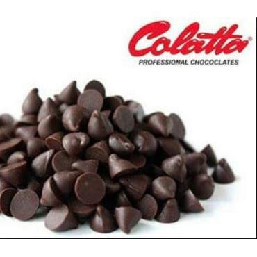 

Colatta Choco Chip Kerucut Dark & White 250gr - Chocochip - Chocolate Chips 250 gr