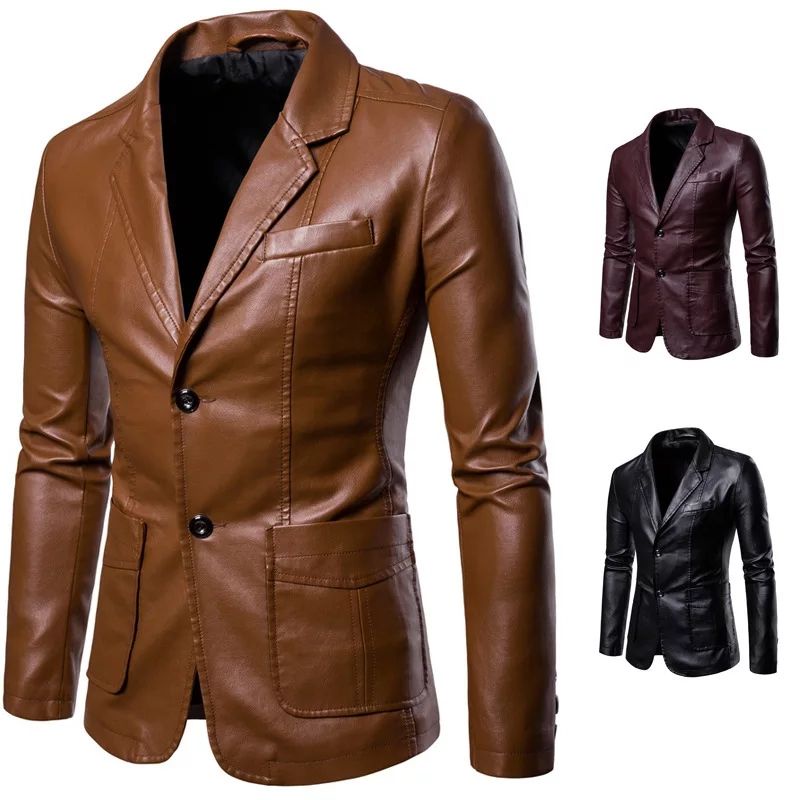 Jaket Semi Jas Blazer Pria Jaket Pria Jaket Semi Kulit Terbaru