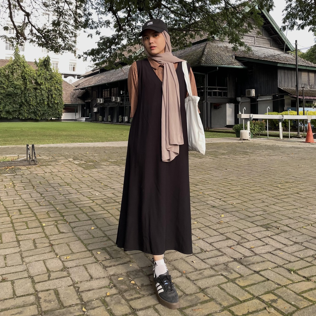 FC- DRESS YUBIN MUSLIMAH | OVERALL WANITA MUSLIM KOREAN STYLE