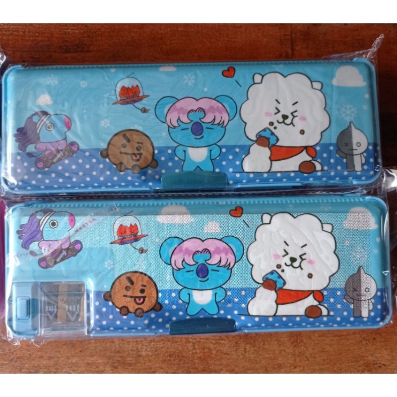 

Kotak Pensil Karakter Magnet+Rautan Kalkulator / disgrip atas bawah lucu magnet dan rautan Kalkulator